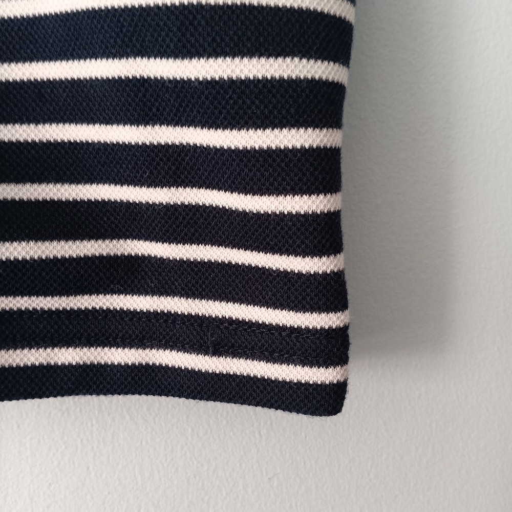 Entro Blue & White Striped Button Vest Top S - Picture 4 of 6